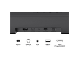 Barra de sonido - Hisense AX5100Q, Bluetooth, Subwoofer Inalámbrico, 580 W, Hi- Concerto, HDMI eARC, Dolby Atmos, Negro