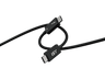 Cable - ISY IUC-1030, USB-C a Thunderbolt 4, 0.8m, 40 Gbps, 8K@60Hz, Negro