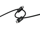 Cable - ISY IUC-1030, USB-C a Thunderbolt 4, 0.8m, 40 Gbps, 8K@60Hz, Negro