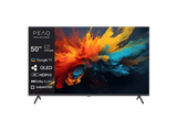 TV QLED 50 - PEAQ PTV 50GQU-5026C, QLED 4K, Smart/Google TV, DVB-T2, HDR10, Dolby Audio, Triple Tuner, Negro