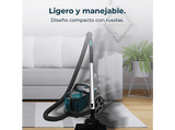 Aspirador sin bolsa - Cecotec Conga Rockstar Cyclonic XL ProAnimal, Potencia 900 W, Depósito 2.8 L, Doble filtro HEPA, 5 accesorios, Blue