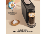 Cafetera de cápsulas - Krups Vertuo Up XN9404, 7 tamaños de taza, Nespresso Smart, Apagado automático, 1.4 L, 1100 W, Tecnología Centrifusion™, Azul