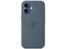 Apple Funda de silicona con MagSafe, Para iPhone 17, Compatible con correa Crossbody, Azul náutico