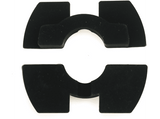Accesorio patinete eléctrico - Youin Gomas Antivibración, Para Xiaomi M365, 1S, Pro y Pro2, Negro