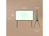 TV QLED 50 - Samsung The Serif TQ50LS01DBUXXC, UHD 4K, Quantum Processor 4K, Smart TV, DVB-T2 (H.265), Verde