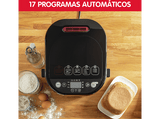 Panificadora - Moulinex OW2208, 650 W, 1 kg, 17 programas, 15 h programables, Negro