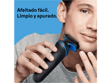 Afeitadora - Braun Series 5 52-B7000cc, Con centro de limpieza SmartCare, Tecnología Autosense, Azul