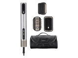 Secador - BaByliss Air Wand AS6555E, 1100W, 4 Niveles de temperatura, 3 Niveles de ventilador, Tecnología Iónica, Plata