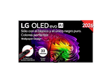 TV OLED 65 - LG OLED65G64LW, OLED 4K, Procesador Inteligente α11 AI Processor 4K Gen3, Smart TV, DVB-T2 (H.265), Gallery Design, Negro
