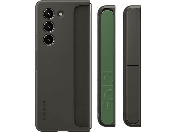 Funda - Samsung Para Galaxy Z Fold5, Con soporte, Resistente a golpes y rayones, Grafito