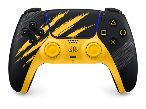 Mando PS5 - Sony DualSense® Edición Limitada Battle Yellow de Marvel's Wolverine, Compatible con Mac, PC y smartphones, Inalámbrica, Amarillo
