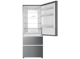 Frigorífico combi - Haier 3D 70 Series 3 A3FE743CPJ, No Frost, 190 cm, 450 l, Motor Inverter, 3 puertas, Titanium