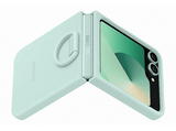 Funda - Samsung Silicone Case, Para Samsung Galaxy Z Flip6, Con anillo, Mint