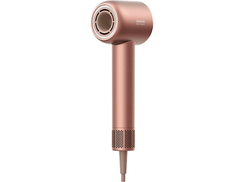 Secador - Dreame Hair Glory, 1600 W, 4 Niveles de Temperatura, 2 Velocidades de Flujo de Aire, 110.000 rpm, 70 m/s, Rosa