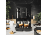 Cafetera superautomática - KOENIC KFAC 2016025 ES, 20  bar, 1.6 l, 2 tazas, Panel táctil, Molinillo cónico con 5 ajustes, Negro