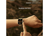 Smartwatch - Huawei Watch Fit 4 Pro, 1.82 AMOLED, 10 días batería, Compatible iOS - Android, Correa Fluoroelastómero, Pago NFC, Verde