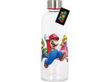 Botella - Sherwood Super Mario y sus amigos, 850 ml, Plástico libre de BPA, Tapón rosca metálico