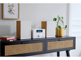 Microcadena - Thomson MIC121BT, 50W, Bluetooth, Ecualizador, Lector de CD, Blanco madera