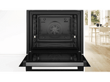 Horno - Bosch HBA572EB3, Serie 4, Multifunción, Pirolítico, 71 l, 3D Hotair, Función Air Fry, 60 cm, Negro