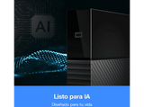 Disco duro externo 16TB - Western Digital WD My Book, Sobremesa, Compatible Mac, Protección con Contraseña, Copias de seguridad, Negro