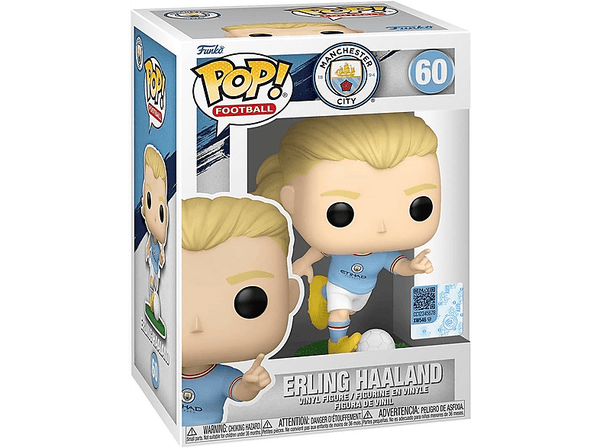 Figura Funko Pop! - Manchester City FC: Erling Haaland, Vinilo, 10 cm