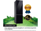 Frigorífico combi -  Samsung BESPOKE SMART AI RB38C7B6D22/EF, No Frost, 203 cm, 390l,  All Around Cooling, Metal Cooling, WiFi, Negro