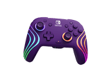 Mando Nintendo Switch - Turtle Beach Afterglow™ Wave, Nintendo Switch, Inalámbrica, 40h Autonomía, 9m Alcance, Morado