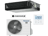 Aire acondicionado por conductos - Panasonic KIT-140PF3Z5-6, 12040 fg/h, 14KW + NAOEX 25 CM, Blanco