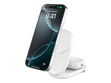 Cargador móvil inalámbrico - Belkin WIZ039kqWH, Compatible con dispositivos con tecnología Qi2 de 25 W, Carga inalámbrica, Blanco