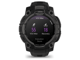 Reloj deportivo - Garmin Instinct 3, Negro, 45mm, 1.18, AMOLED, Silicona, 10 ATM, Garmin Connect™, 18 días Autonomía