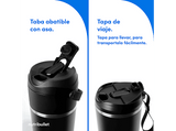 Batidora de vaso - nutribullet FLIP, 11.1 V, 590 ml, Sin BPA, Portátil, Carga USB-C, Negro