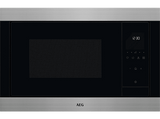 Microondas con grill - AEG TMS5G25IEM, 900 W, 8 niveles, Función Descongelación, 25 l, Negro/Inox