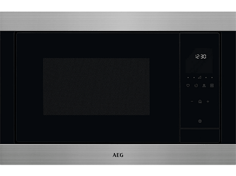 Microondas con grill - AEG TMS5G25IEM, 900 W, 8 niveles, Función Descongelación, 25 l, Negro/Inox