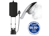 Centro de planchado - Rowenta IXEO + QR1510D1, 2980 W, 1 l, 90 g/min, 5 bar, Negro