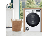 Secadora bomba de calor - LG RH18U8AVCW, 18 kg, 15 programas, 6 Motion™, Eco Hybrid™, Blanco