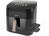 Freidora de aire - Cecotec Cecofry&Grill Smokin’ 8500, 2200W, 8.5L, 10 menús, Ahumador, 3en1, Pizza Maker, Doble resistencia, Incluye chips de madera