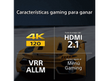 TV LED 85 - Sony BRAVIA XR 85X90L, Full Array LED, 4KHDR120, TDT HD, HDMI 2.1, Perfecto PS5, Google TV, Alexa, Eco, BRAVIA Core, Dolby Atmos / Vision
