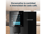 Cafetera superautomática - Cecotec Cremmaet CompactCcino Black, 19 bar, 1350 W, 400 ml, Altura regulable, Display táctil, Molinillo integrado, Black