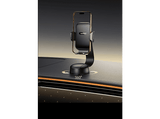 Soporte de móvil para coche - Baseus PrimeTrip Air Clamping, Con ventosa ultrapotente, Giro 360º, Amortiguación y estabilidad, Universal, Negro