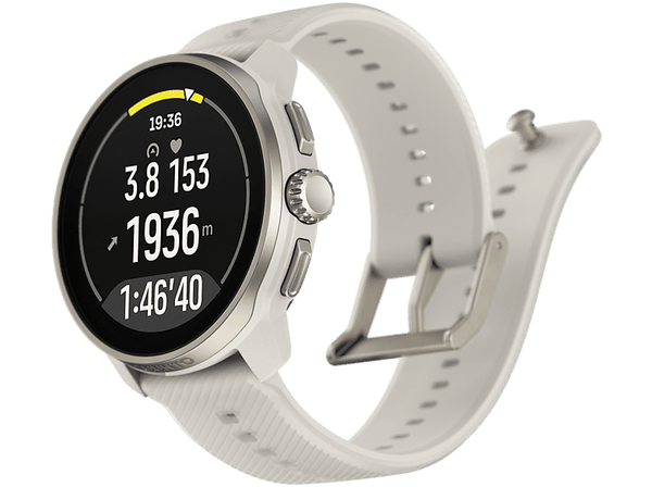 Reloj deportivo - Suunto Race S, 125 - 175 mm, 1.32", Pantalla AMOLED, Autonomía hasta 13 días, +90 Modos Deporte, Powder Grey