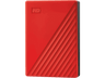 Disco duro externo 6TB - WD My Passport, Portátil, HDD, USB 3.2, Funciona con Chromebook, Rojo