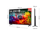 TV QNED 65 - LG 65QNED72B6B, UHD 4K, Procesador Inteligente α7 AI Processor 4K Gen9, Smart TV, DVB-T2 (H.265), Negro
