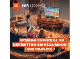 Barra de sonido - JBL Bar 1300MK2, Potencia 2470 W, 11.1.4, Dolby Atmos y DTS:X, Wifi, Subwoofer Inalámbrico, satélites desmontables sin cables, Negro