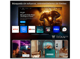 TV QD-Mini LED 75 - Philips 75MLED820/12, UHD 4K, P5 Perfect Picture Engine, Smart TV, Dolby Vision y Dolby Atmos Titan OS, DVB-T2, Negro