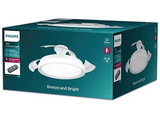 Ventilador de techo - Bliss 35+28 W, Luz LED, Mando a distancia, Aspas Plegables, Blanco