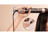 Moldeador - Cecotec Bamba CeramicCare AirGlam Black, Tecnología iónica, 8 en 1, 3 velocidades, 3 temperaturas, 8 accesorios, Black