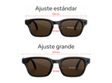 Gafas IA - Meta Adventurer Grandes, Lentes en marrón, Cámara 12 MP, Traducción en tiempo real, Resolución 3K HD, +8h Batería, Classic Black