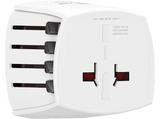 Adaptador enchufe - Hama Muv Micro, Para múltiples destinos, Blanco