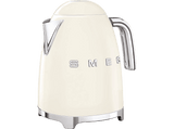 Hervidor de agua - Smeg KLF03CREU, 2400W, 1.7L, Indicador de nivel de agua, Inox, Crema