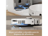Robot friegasuelos - Dreame X40 Ultra Complete, 75W, 12 000 Pa, Base de Vaciado, Blanco